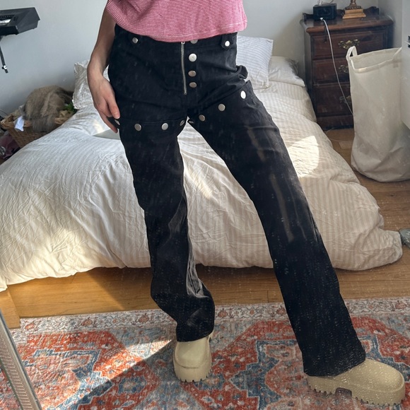 I AM GIA button shorts X pants size small - Picture 1 of 4